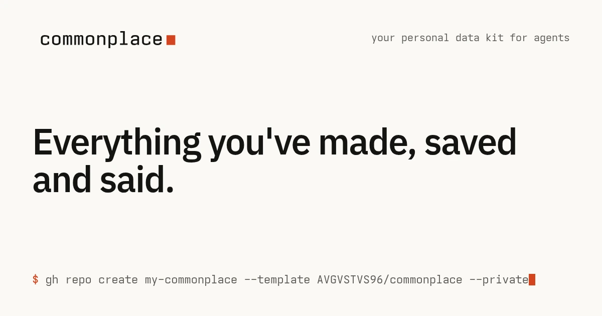 commonplace's link preview image
